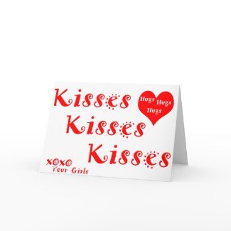 Kisses, Kisses, Kisses card