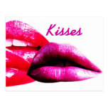 Kisses, Postcard with Lips postcards