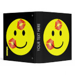 'kissey'  SMILEY FACE BINDER