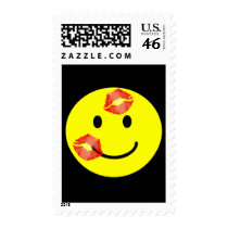 'kissey '   SMILEY FACE POSTAGE