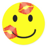 'KISSEY' SMILEY FACE STICKERS