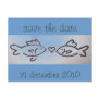 kissfish photo, save the date, 31 december 2010 postcards