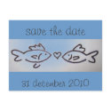 kissfish photo, save the date, 31 december 2010 postcards by ginnygrace84 kissfish photo, save the date, 31 december 2010 postcards