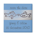 kissfish save the date magnets by ginnygrace84 kissfish save the date magnets