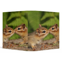 Kissing Baby Chipmunks 1.5" Photo Album Vinyl Binders