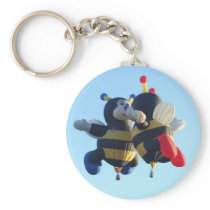 Kissing Bees Keychain