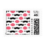 Kissing Booth - Lips Moustaches Postage Stamps