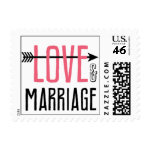 Kissing Booth - Love & Marriage Postage Stamps
