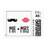 Kissing Booth - Mr   Mrs Postage Stamps