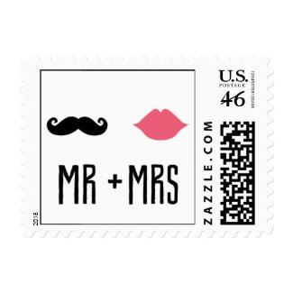 Kissing Booth - Mr + Mrs stamp
