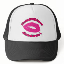 Kissing Breast Cancer Goodbye Hat