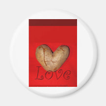 Kissing Couple Love Potato Magnet