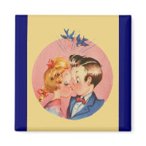 Kissing Couple Magnet