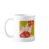 Kissing couple mugs by shopaholicchick Kissing couple mugs