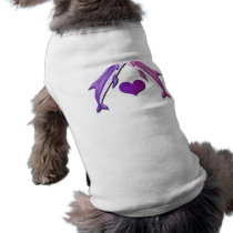 Kissing Dolphins Dog Shirt