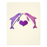 Kissing Dolphins Invitation