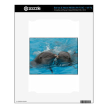 Kissing Dolphins Skin For NOOK