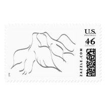 Kissing Doves postage