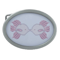 Kissing Fish Belt Buckle