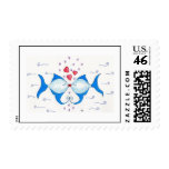 Kissing Fish Stamps