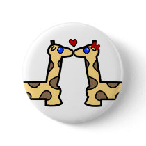 Kissing Giraffes buttons