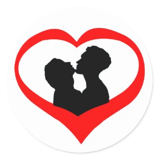 Kissing Heart sticker