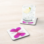 Kissing Hearts, Loves Me, Loves Me Not cork coasters