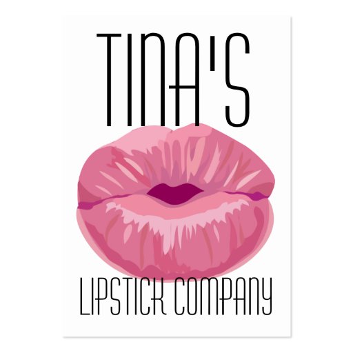 Kissing Lips Business Cards
