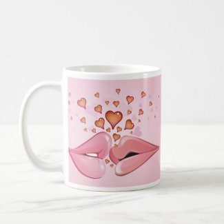 Kissing Lips Mug