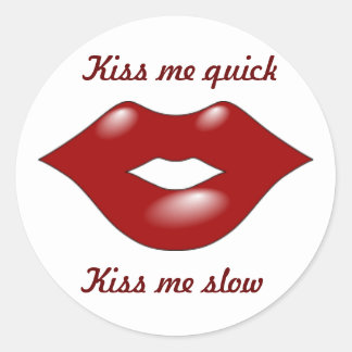 Kissing Lips Stickers, Kissing Lips Sticker Designs