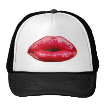 Kissing lips! trucker hat