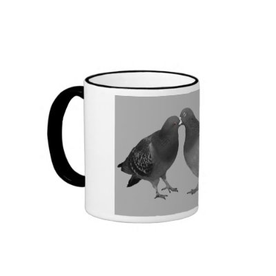 Kissing Pigeons Gift Mug