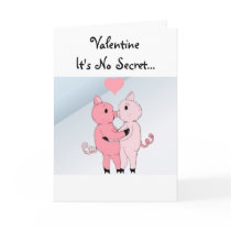 Kissing Piggys Card