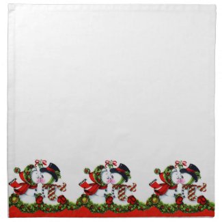 Kissing Snowman Couple