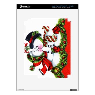 Kissing Snowman Couple