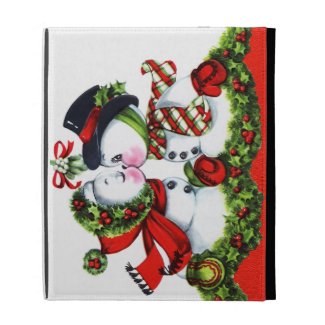 Kissing Snowman Couple