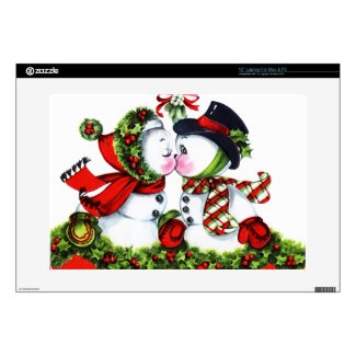 Kissing Snowman Couple