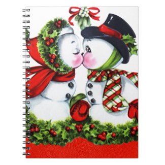 Kissing Snowman Couple
