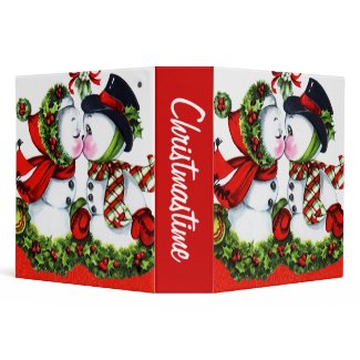 Kissing Snowman Couple
