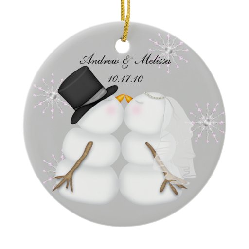 kissing snowmen married our first christmas double sided kissing snowmen married our first christmas double sided
