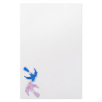 Kissing Swallows Stationery