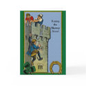 Kissing the Blarney Stone greeting card