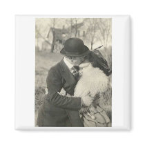 kissing with fur magnet by amazingvintage kissing with fur magnet