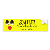 Kissy Face bumper stickers by SuanSKatra Kissy Face bumper stickers