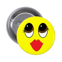 Kissy Face Pin