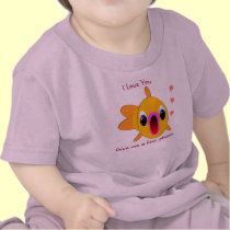 kissy kissy fishy t-shirts