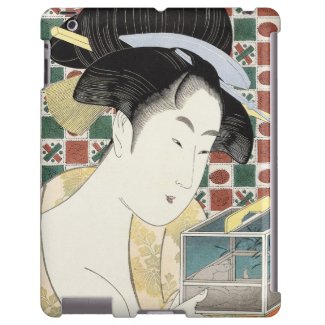 Kitagawa Utamaro Insect Cage japanese beauty lady