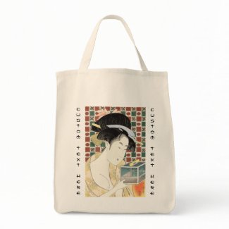 Kitagawa Utamaro Insect Cage japanese beauty lady Canvas Bags