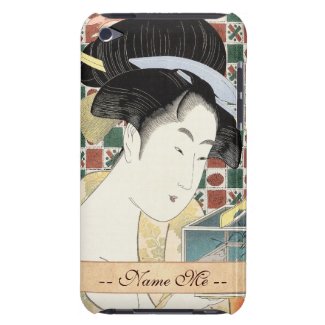 Kitagawa Utamaro Insect Cage japanese beauty lady Barely There iPod Cases