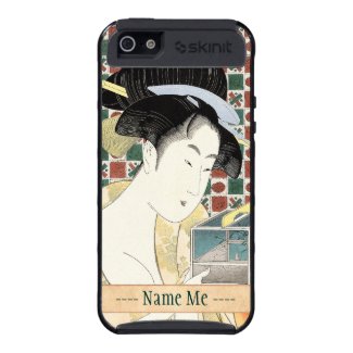 Kitagawa Utamaro Insect Cage japanese beauty lady Covers For iPhone 5